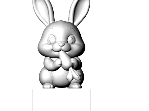 Bunny 3D Printable Figurine 3D Print Model