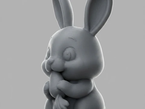 Bunny 3D Printable Figurine 3D Print Model