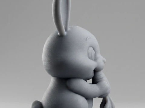 Bunny 3D Printable Figurine 3D Print Model
