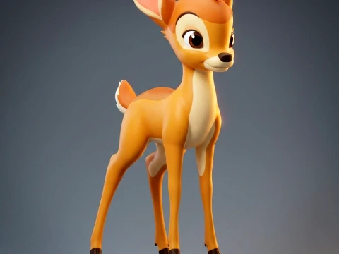 Bambi 3D Printable Figurine 3D Print Model