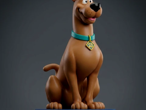 Scooby-Doo 3D Printable Figurine 3D Print Model