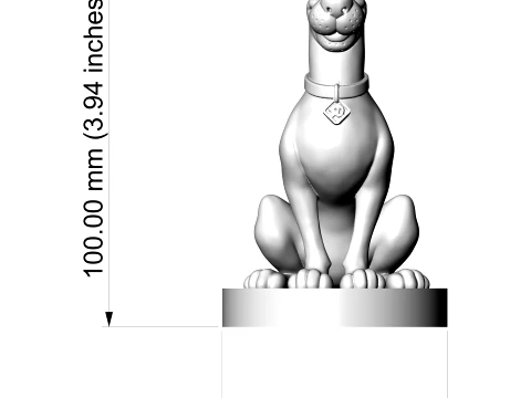 Scooby-Doo 3D Printable Figurine 3Dプリントモデル