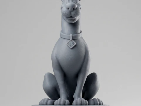 Scooby-Doo 3D Printable Figurine 3Dプリントモデル