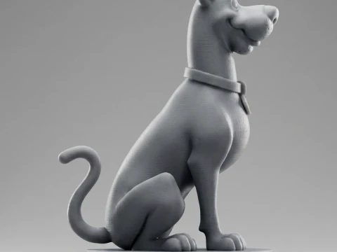 Scooby-Doo 3D Printable Figurine 3Dプリントモデル