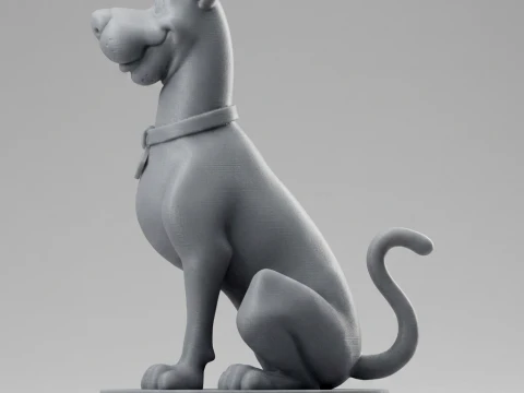 Scooby-Doo 3D Printable Figurine 3Dプリントモデル