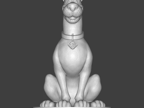 Scooby-Doo 3D Printable Figurine 3Dプリントモデル