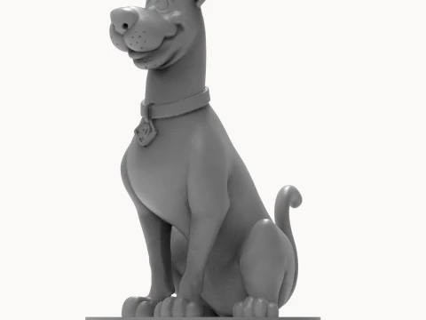Scooby-Doo 3D Printable Figurine 3Dプリントモデル