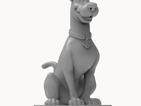 Scooby-Doo 3D Printable Figurine 3Dプリントモデル