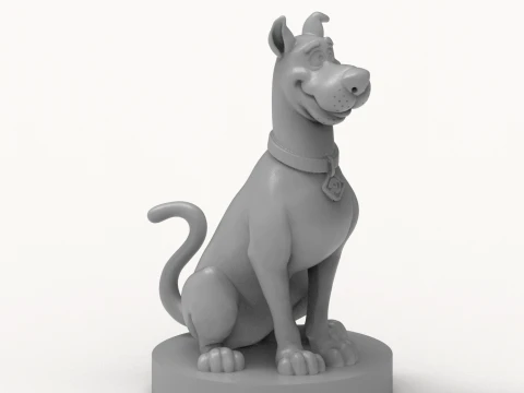 Scooby-Doo 3D Printable Figurine 3Dプリントモデル