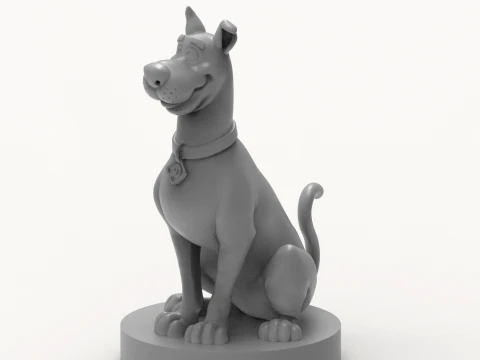 Scooby-Doo 3D Printable Figurine 3Dプリントモデル