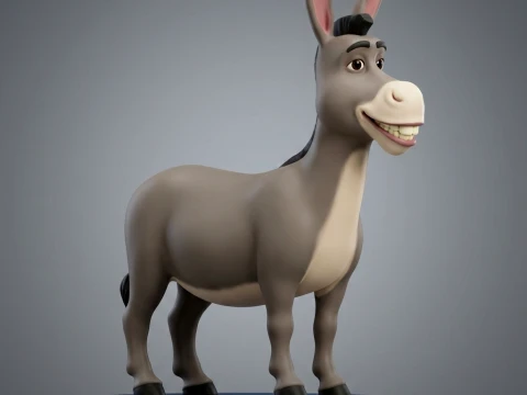 Donkey Shrek 3D Printable Figurine 3D Print Model
