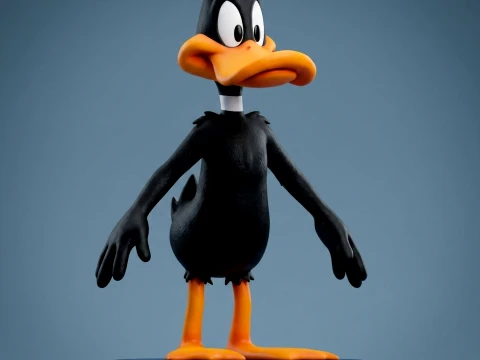 Daffy Duck 3D Printable Figurine 3D Print Model