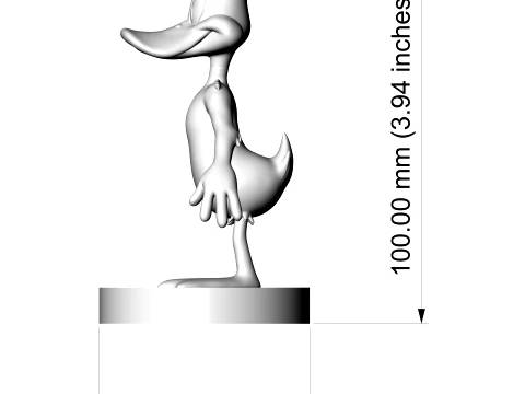 Daffy Duck 3D Printable Figurine 3D Print Model