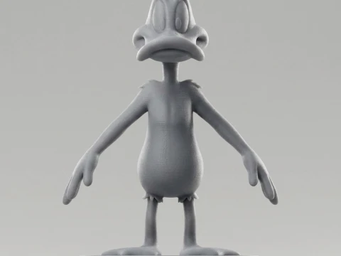 Daffy Duck 3D Printable Figurine 3D Print Model