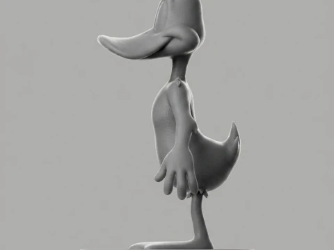 Daffy Duck 3D Printable Figurine 3D Print Model