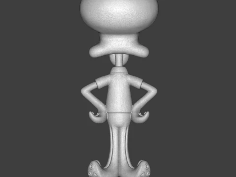 Squidward 3D Printable Figurine 3D Print Model