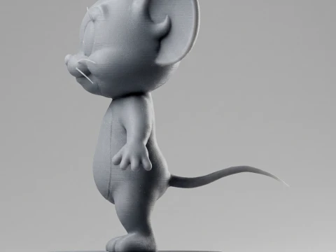 Jerry Mouse 3D Printable Figurine 3D printmodel