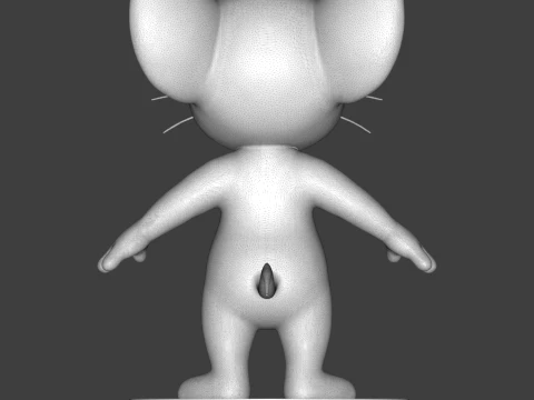 Jerry Mouse 3D Printable Figurine 3D printmodel