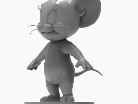 Jerry Mouse 3D Printable Figurine 3D printmodel