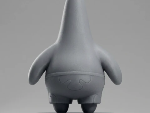 Patrick Star 3D Printable Figurine 3D Print Model