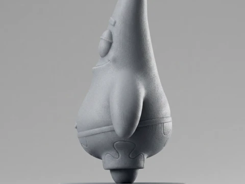 Patrick Star 3D Printable Figurine 3D Print Model