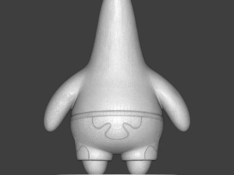 Patrick Star 3D Printable Figurine 3D Print Model