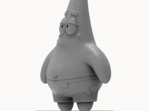 Patrick Star 3D Printable Figurine 3D Print Model