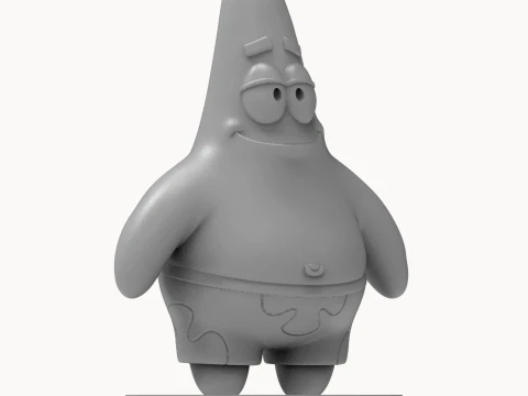 Patrick Star 3D Printable Figurine 3D Print Model
