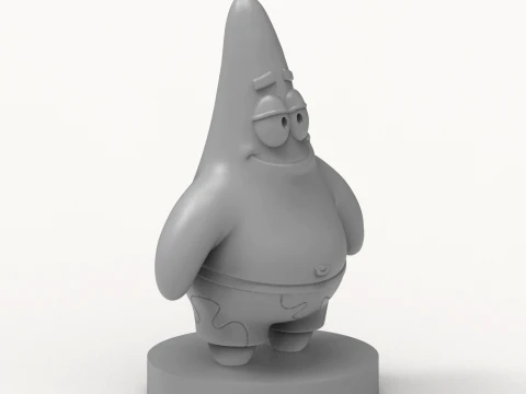 Patrick Star 3D Printable Figurine 3D Print Model