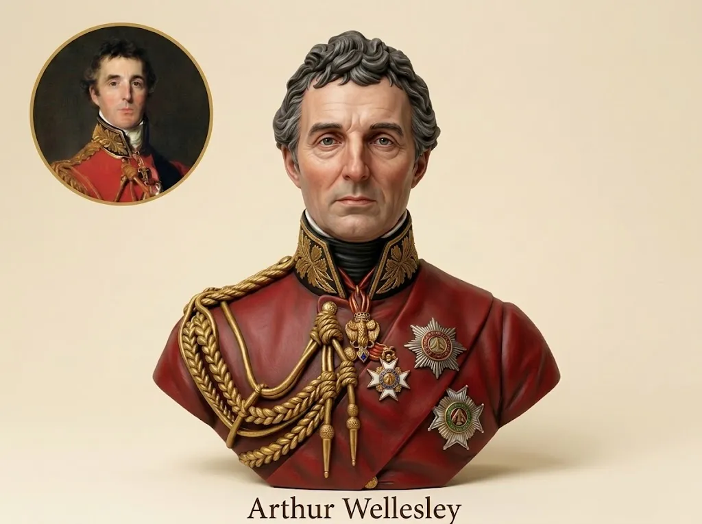 Arthur Wellesley 3D Printable Bust 3D Print Model .c4d .max .obj .3ds .fbx .stl .blend 