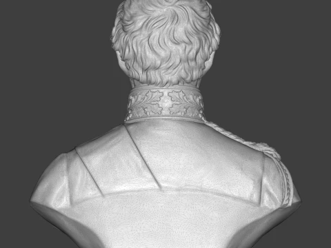 Arthur Wellesley 3D Printable Bust 3D Print Model