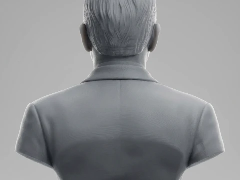 Chester W Nimitz 3D Printable Bust 3D Print Model