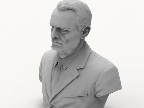 Chester W Nimitz 3D Printable Bust 3D Print Model