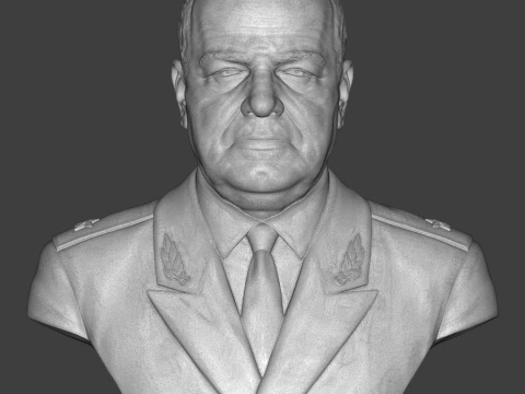 Georgy Zhukov 3D Printable Bust 3D Print Model