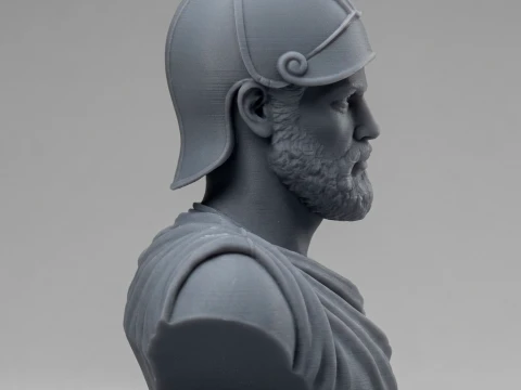 Hannibal Barca 3D Printable Bust 3D Print Model