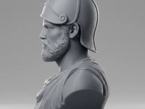 Hannibal Barca 3D Printable Bust 3D Print Model