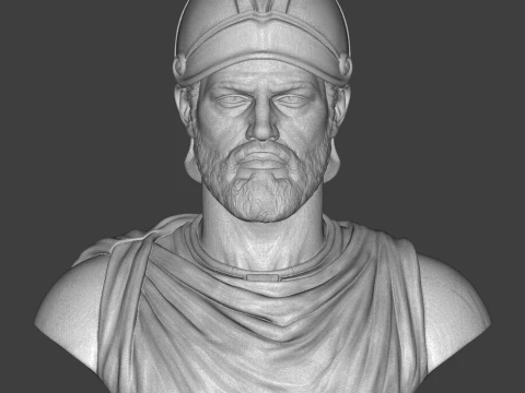 Hannibal Barca 3D Printable Bust 3D Print Model