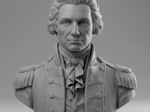 Horatio Nelson 3D Printable Bust 3D Print Model