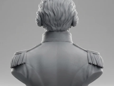 Horatio Nelson 3D Printable Bust 3D Print Model