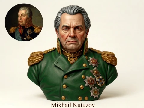Mikhail Kutuzov 3D Printable Bust 3D Print Model