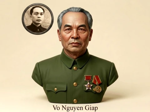 Vo Nguyen Giap 3D Printable Bust 3D Print Model
