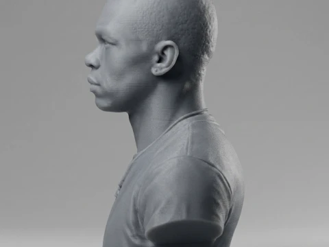 Israel Adesanya 3D Printable Bust 3D Print Model