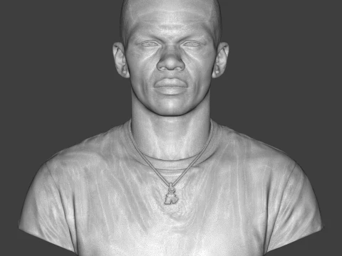 Israel Adesanya 3D Printable Bust 3D Print Model