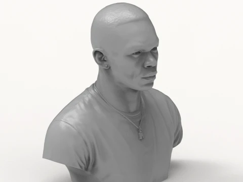 Israel Adesanya 3D Printable Bust 3D Print Model