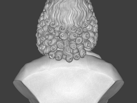 Antonio Vivaldi 3D Printable Bust 3D Print Model
