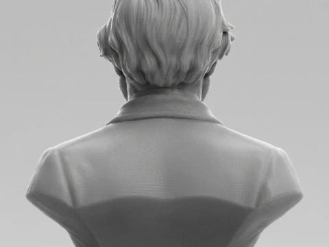 Giuseppe Verdi 3D Printable Bust 3D Print Model