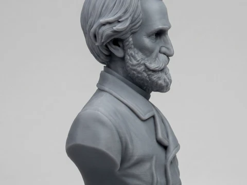 Giuseppe Verdi 3D Printable Bust 3D Print Model