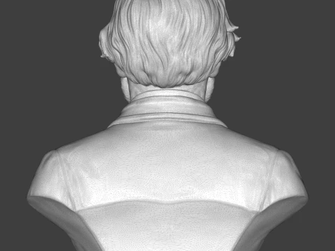 Giuseppe Verdi 3D Printable Bust 3D Print Model