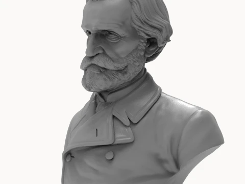 Giuseppe Verdi 3D Printable Bust 3D Print Model
