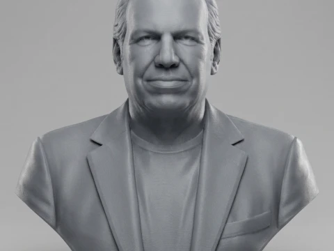 Hans Zimmer 3D Printable Bust 3D Print Model